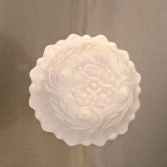 Indiana Wild Rose Glass Footed Taper Candle Holder - Picture 3 of 3